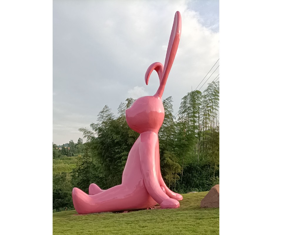 江津四面山融创兔子雕塑